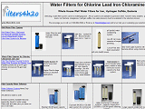 Water Filters for Chlorine Lead Chloramine Iron and Hydrogen Sulfide