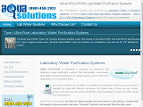 Laboratory Water Purification Systems, Filtration, Treatment, Reverse Osmosis, DeIonized, Type I, III and III.