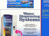 Coster Engineering Commercial Reverse Osmosis RO Pure Water Vending Machine Manufacturing