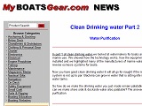 Boat marine Product Review/Test; water purification systems onboard, for boats, yachts vessels and sailboats