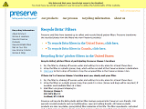 Preserve: Recycle Brita Filters