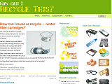 How can I reuse or recycle … water filter cartridges? - How can I recycle this?
