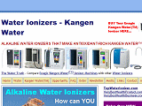 Water Ionizers 800-584-3596 - Alkaline Water - Kangen - Antacid - Alternative Medicine - Very Healthy Water - Drinking Water Ionizers Machines