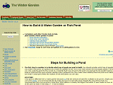 How to Build A Water Garden or Fish Pond